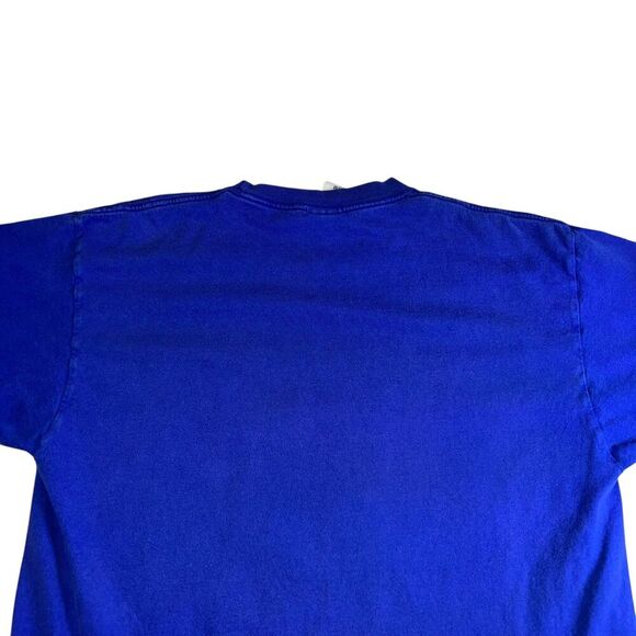 Denver Broncos Reebok Short Sleeve T-Shirt Size Medium Blue y2k - Picture 2 of 13